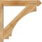 Ekena Millwork Imperial Rough Sawn Arts and Crafts Outlooker, Western Red Cedar, 6"W x 30"D x 30"H OUT06X30X30IMP03RWR - alternate 2